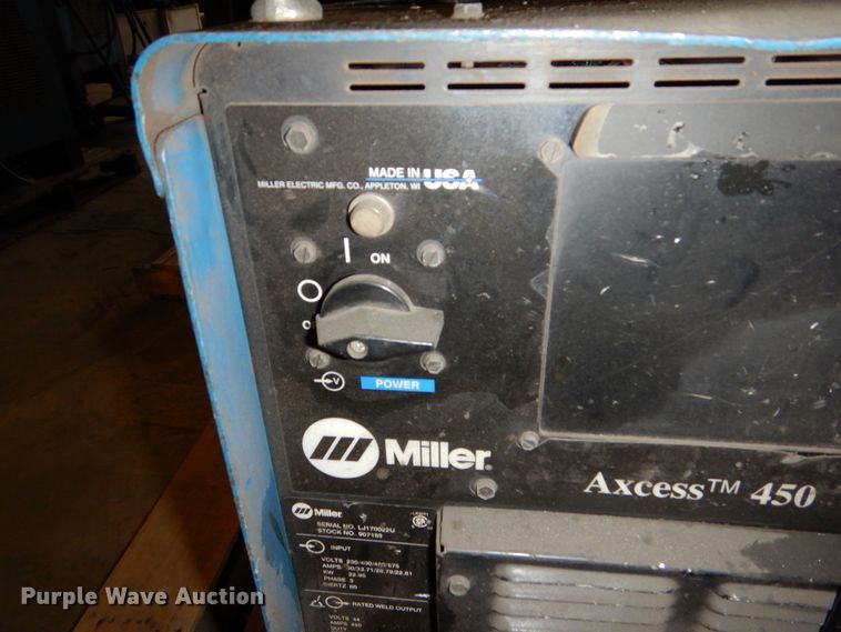 image for item NJ9868 Miller Axcess 450  welder