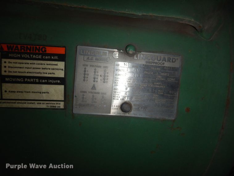 image for item NJ9878 Sullair 25100L  air compressor