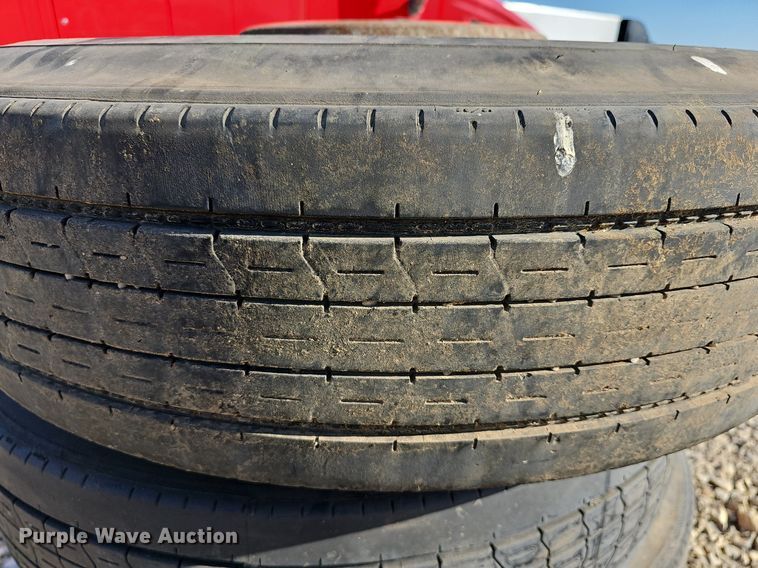 image for item NJ9891 (4) 295/75R22.5 tires and wheels