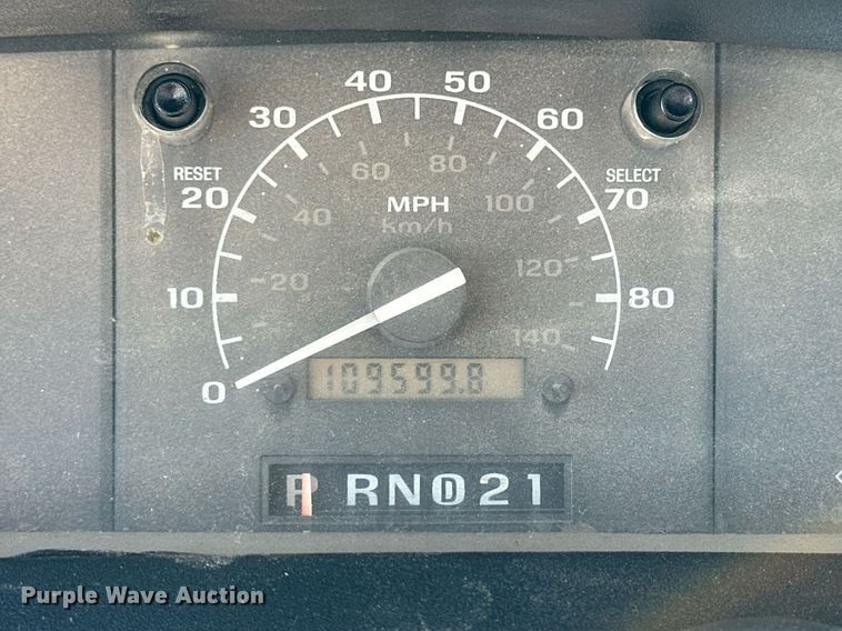 image for item NP9696 1997 Ford F350 XL  utility bed pickup truck