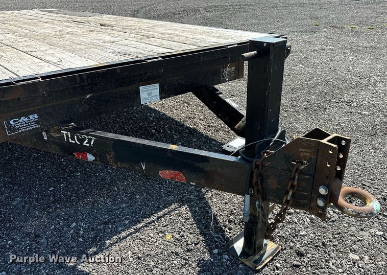 image for item NQ9351 2006 C&B Quality Trailer Works  equipment trailer