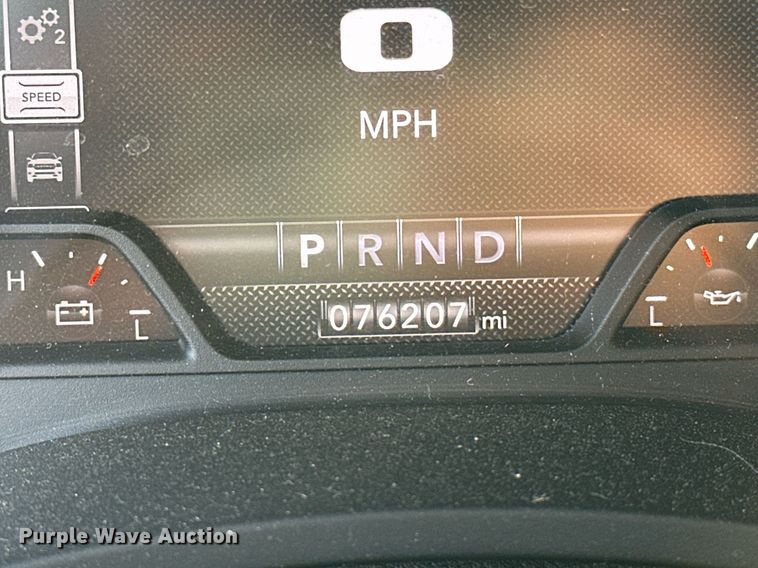 image for item NQ9365 2019 Dodge  Ram 3500 Laramie Crew Cab flatbed pickup truck