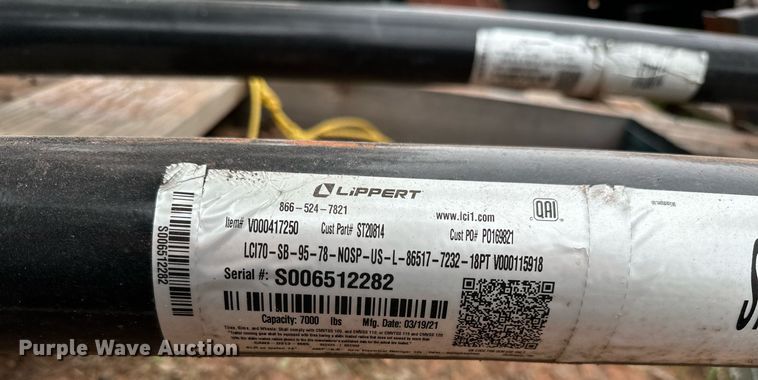 image for item NQ9379 (2) axles 