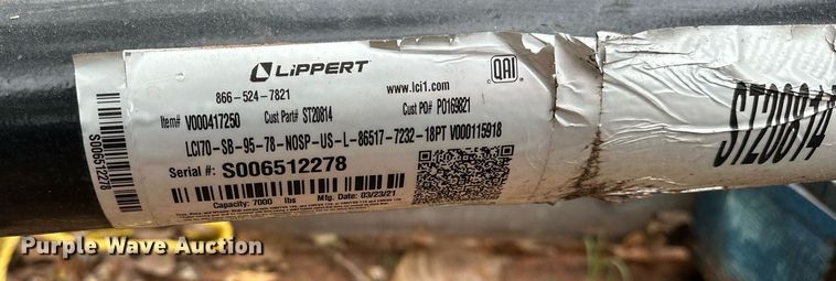 image for item NQ9379 (2) axles 