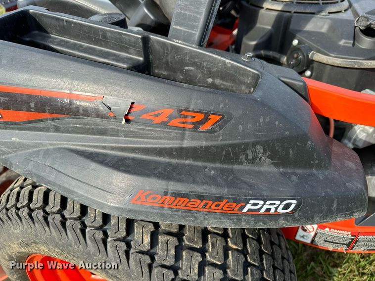 image for item NQ9391 Kubota Z421KW  ZTR lawn mower