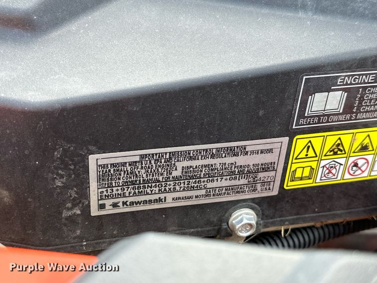 image for item NQ9391 Kubota Z421KW  ZTR lawn mower