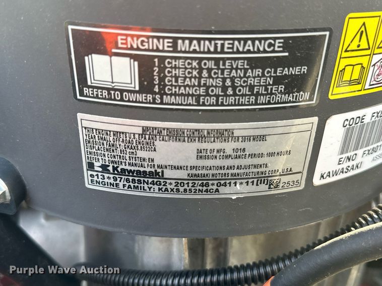 image for item NQ9392 Kubota Z726XKW  ZTR lawn mower