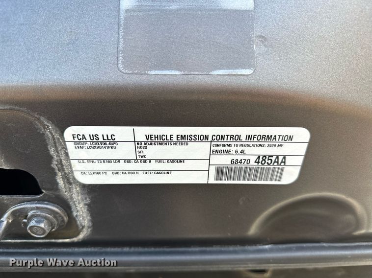 image for item NQ9421 2020 Dodge Challenger R/T Scat Pack