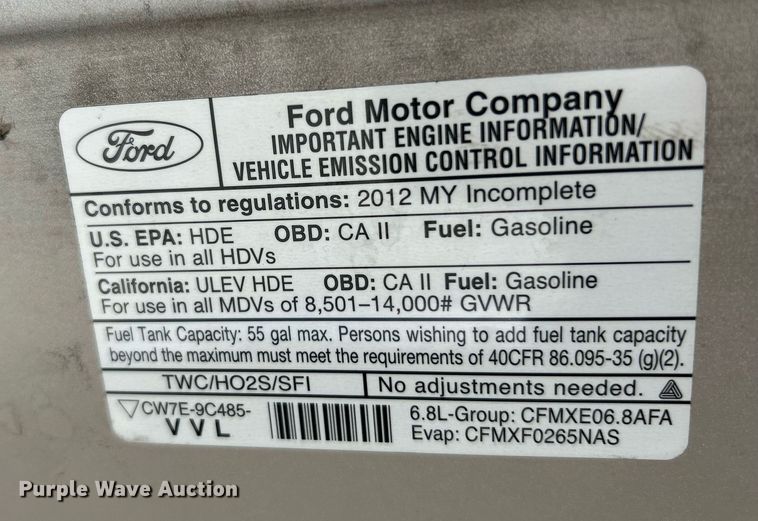 image for item NQ9837 2012 Elkhart  shuttle bus