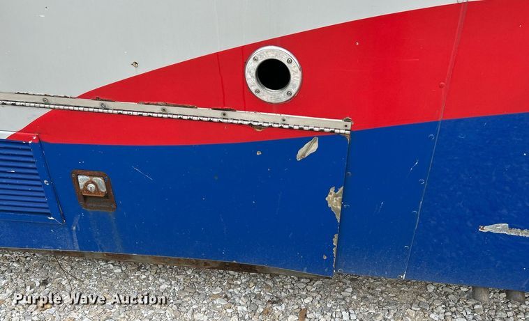 image for item NQ9838 2000 Blue Bird  blood donation bus