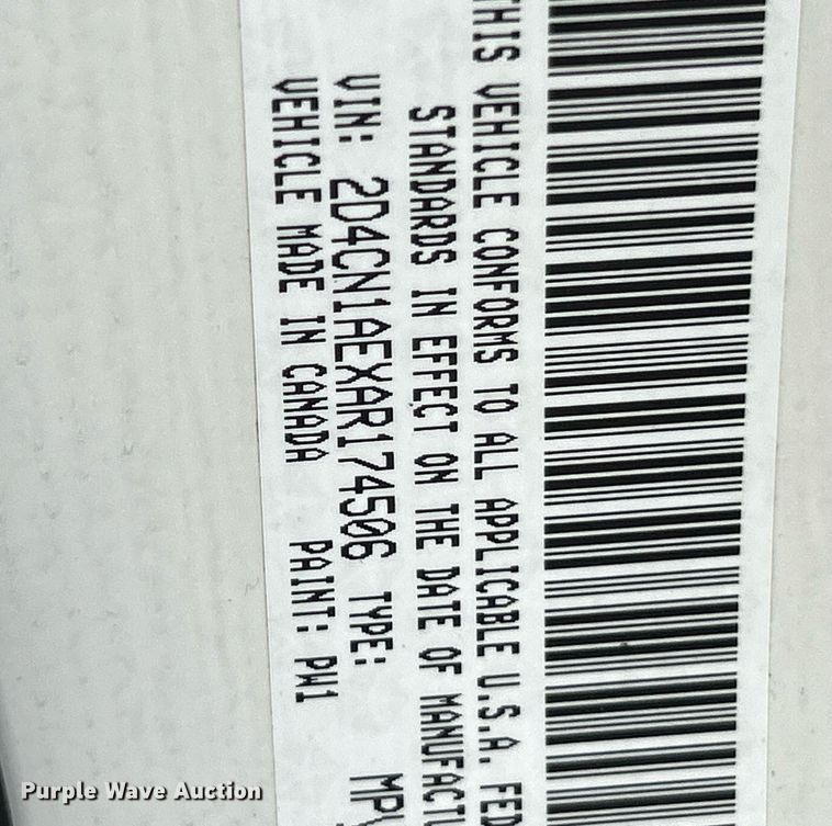 image for item NQ9840 2010 Dodge Grand Caravan  van