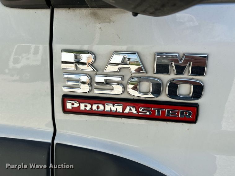 image for item NQ9841 2018 Dodge Ram 3500 Promaster  van
