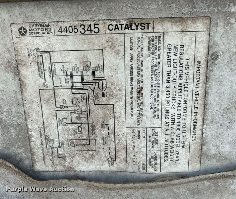 image for item NQ9844 1990 Dodge Ram  RV