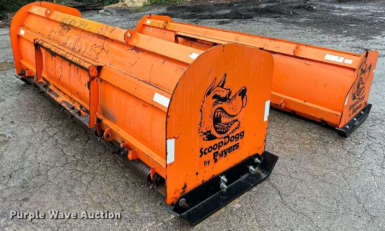 image for item NQ9902 Buyers Scoop Dogg  skid steer snow pusher
