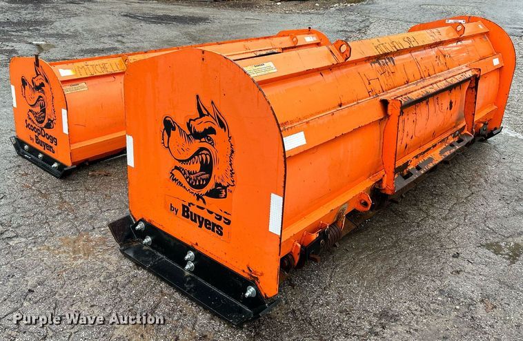 image for item NQ9902 Buyers Scoop Dogg  skid steer snow pusher