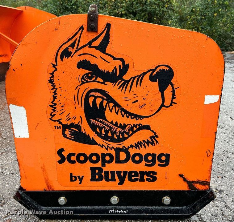 image for item NQ9902 Buyers Scoop Dogg  skid steer snow pusher