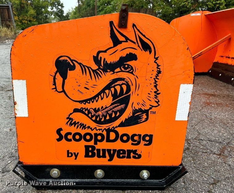 image for item NQ9902 Buyers Scoop Dogg  skid steer snow pusher