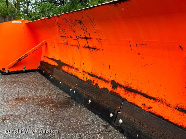 image for item NQ9902 Buyers Scoop Dogg  skid steer snow pusher