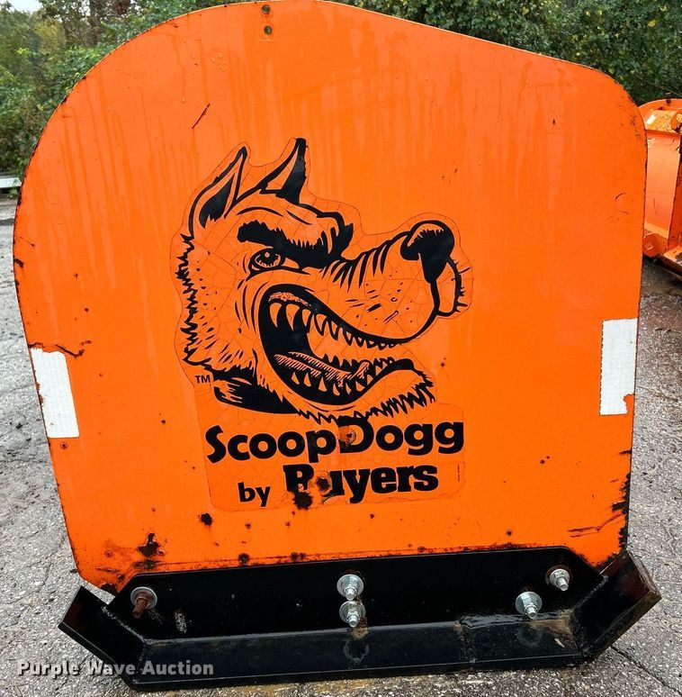 image for item NQ9902 Buyers Scoop Dogg  skid steer snow pusher