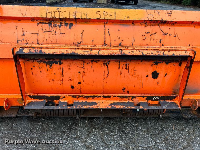 image for item NQ9902 Buyers Scoop Dogg  skid steer snow pusher