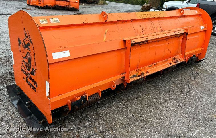 image for item NQ9903 Buyers Scoop Dogg  skid steer snow pusher