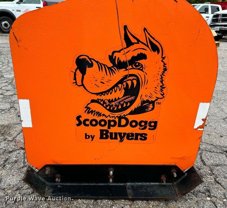 image for item NQ9903 Buyers Scoop Dogg  skid steer snow pusher