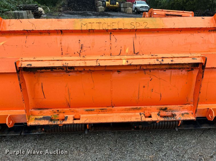 image for item NQ9903 Buyers Scoop Dogg  skid steer snow pusher