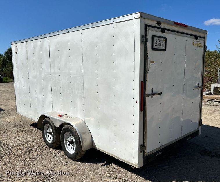 image for item NQ9923 2015 Doolittle FD-304  enclosed cargo trailer