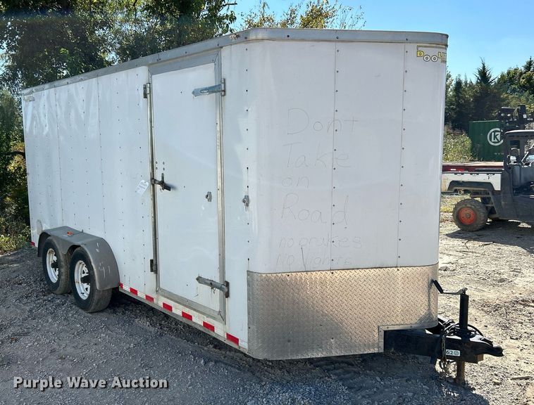 image for item NQ9924 2014 Doolittle FD-304  enclosed cargo trailer