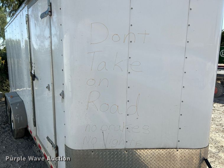 image for item NQ9924 2014 Doolittle FD-304  enclosed cargo trailer