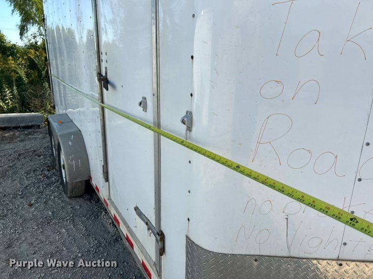 image for item NQ9924 2014 Doolittle FD-304  enclosed cargo trailer