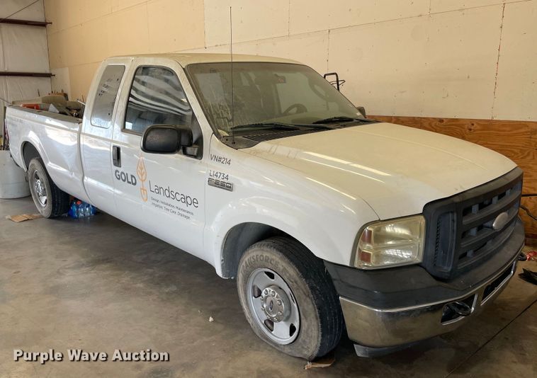 image for item NT9535 2007 Ford F250 Super Duty XL  SuperCab pickup truck