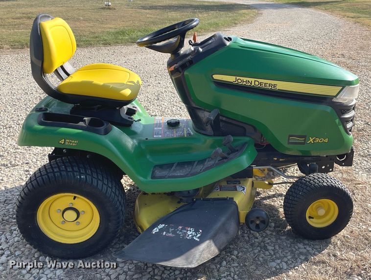 image for item NX9850 John Deere X304  lawn mower