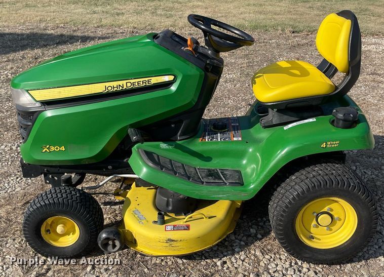 image for item NX9850 John Deere X304  lawn mower