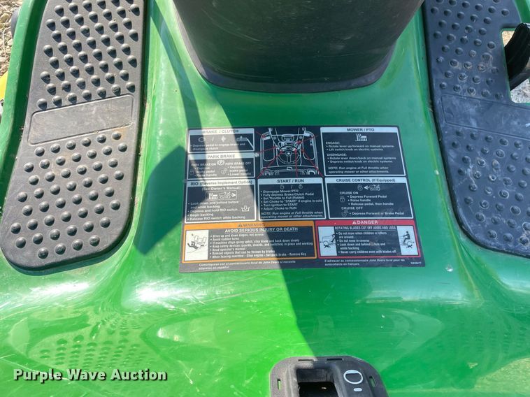 image for item NX9851 John Deere D130  lawn mower