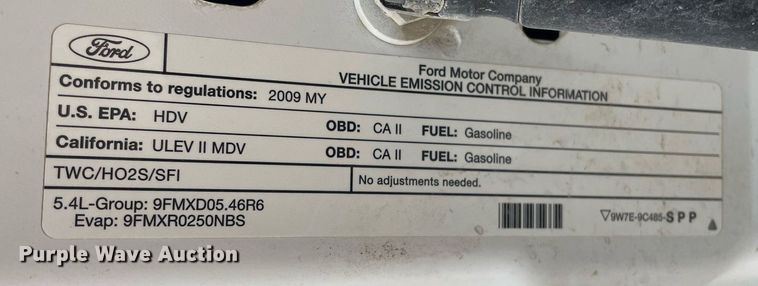 image for item NX9853 2009 Ford F250 Super Duty XL  SuperCab utility bed pickup truck