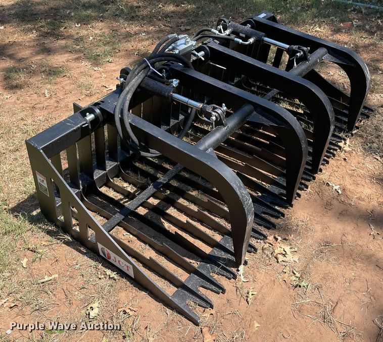 image for item NY9810 JCT  skid steer grapple bucket