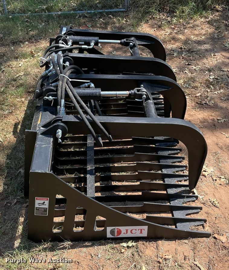 image for item NY9810 JCT  skid steer grapple bucket