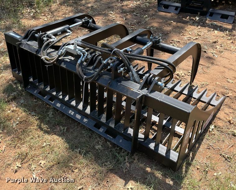 image for item NY9810 JCT  skid steer grapple bucket