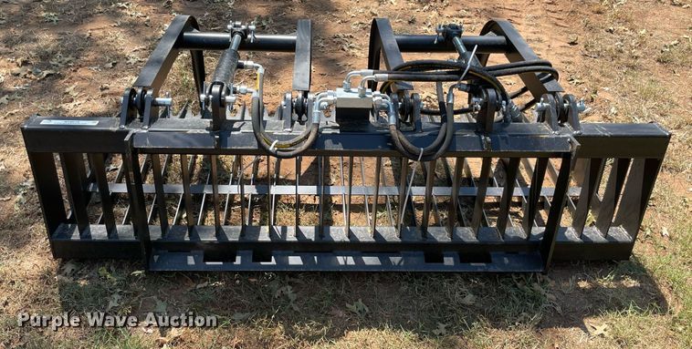 image for item NY9810 JCT  skid steer grapple bucket