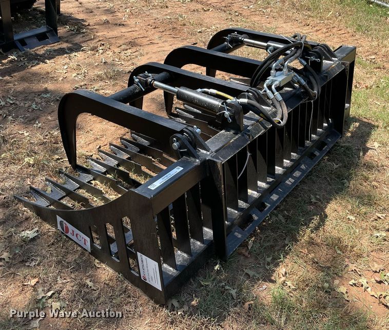 image for item NY9810 JCT  skid steer grapple bucket