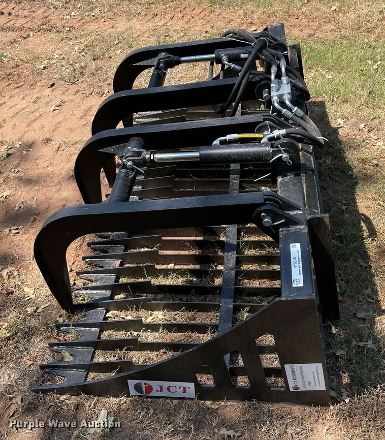 image for item NY9810 JCT  skid steer grapple bucket