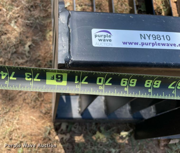 image for item NY9810 JCT  skid steer grapple bucket