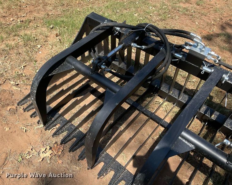 image for item NY9810 JCT  skid steer grapple bucket