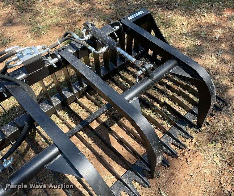 image for item NY9810 JCT  skid steer grapple bucket