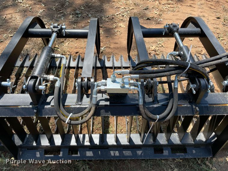 image for item NY9810 JCT  skid steer grapple bucket