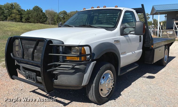 image for item NY9987 2007 Ford F550 Super Duty XL  flatbed truck