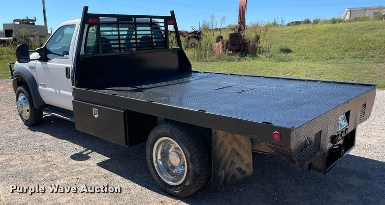 image for item NY9987 2007 Ford F550 Super Duty XL  flatbed truck