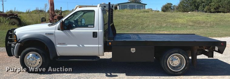 image for item NY9987 2007 Ford F550 Super Duty XL  flatbed truck