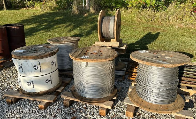 image for item OF9042 (6) spools of cable